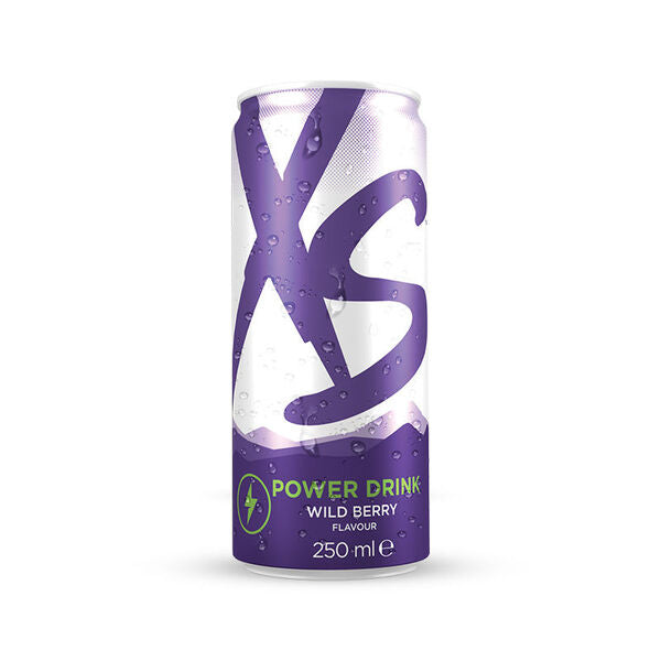 Bebida XS™ Power Drink Sabor Baya Silvestre (Pack 12 unidades)